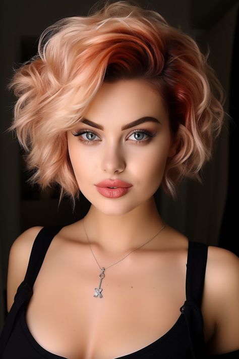 Classic Bob, Edgy Short Hair, Effortless Hairstyles, Short Bob Haircuts, Chic Hairstyles, Short Haircut, Pixie Bob, Bob Haircuts, Short Bob Hairstyles