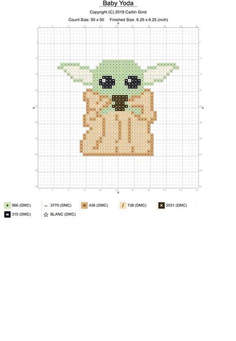 Baby Yoda Cross Stitch, Diy Baby Yoda, Alien Cross Stitch, Yoda Cross Stitch, Yoda Artwork, Disney Cross Stitch Patterns, Cross Stitch Freebies, Needle Crafts, Disney Cross Stitch