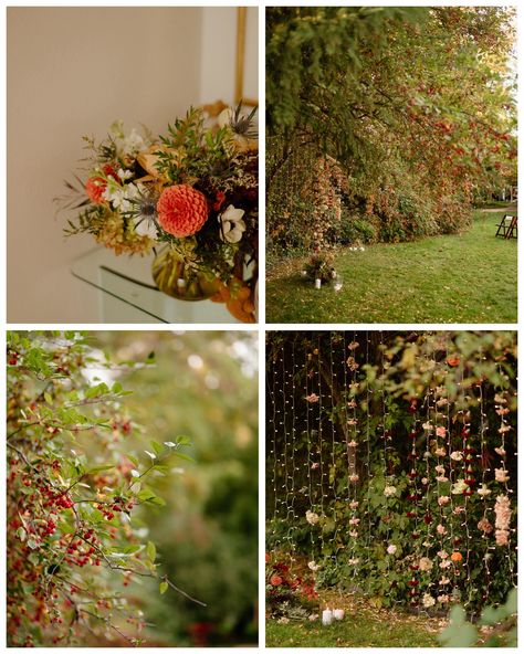 Happy October! 🍂 I want to share a favorite wedding from 2023, featuring one of my most favorite bouquets I’ve ever designed. Alyssa and Eric were married at a family friend’s private residence, surrounded by the magic of autumn. The changing trees created an incredible backdrop, with a hidden forest of golden leaves nearby. The Warner girls hold a special place in my heart—I’ve had the honor of designing flowers for three of their weddings and even a niece! 🌸 For Alyssa and Eric’s altar,... Enchanted Forest With Butterflies, Flame Of The Forest Flower, Enchanted Forest Backdrop Kate Backdrop, Woodland Floral Installation, Hidden Forest, Happy October, Family Friend, Golden Leaves, Most Favorite