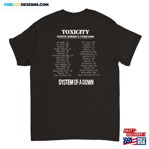 System Of A Down Toxicity Tour Shirt Classic Hoodie Check more at https://vibeartdesigns.com/product/system-of-a-down-toxicity-tour-shirt-classic-hoodie/ System Of A Down Lyrics, System Of A Down Concert, System Of A Down Hoodie, System Of A Down Drummer, System Of The Down Memes, System Of A Down, Tour Shirt