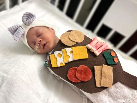 It's that time of year! Here are the cutest NICU baby Halloween costumes from all over the nation. | Not the Bee Preemie Halloween Costumes, Halloween Nicu Crafts, Nicu Baby Halloween Costumes, Nicu Halloween Costumes, Nicu Baby Costumes, Nicu Costumes, Nicu Baby Felt Costumes, Nicu Halloween Costumes Crochet, Halloween Nicu Shirts