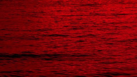 Red Water Aesthetic, Red Ocean Aesthetic, Red Sea Aesthetic, Half Drow, Blood In Water, Red Ocean, Water Aesthetic, Water Background, Red Wave