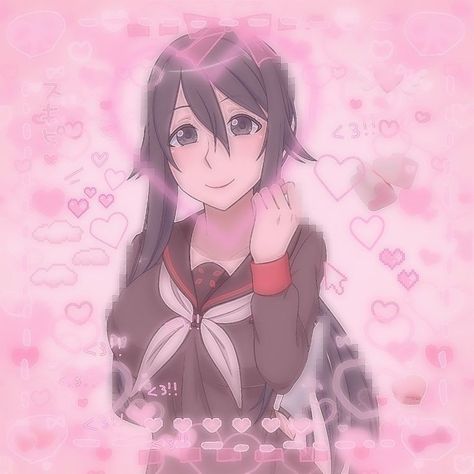 Ryoba aishi icon •~• ♥︎♥︎♥︎ Ryoba Aishi Icon, Yandere Simulator Pfp, Creepy Pink Aesthetic, Ryoba Aishi, Yandere Chan, Yandere Simulator Characters, Kawaii Icons, Ayano Aishi, Pfps And Banners