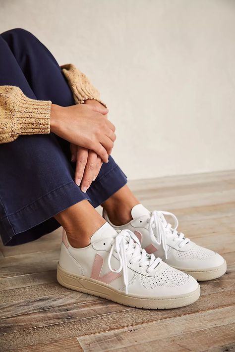 Veja V-10 Sneakers | Free People Veja V12 Women Outfit, Veja V10 Outfit Women, Veja Shoes Outfit Women, Veja Sneakers Outfit Women, Trendy Sneakers For Women 2022, Veja Sneakers Outfit, Trendy Sneakers For Women, Veja V10, Zapatillas Veja