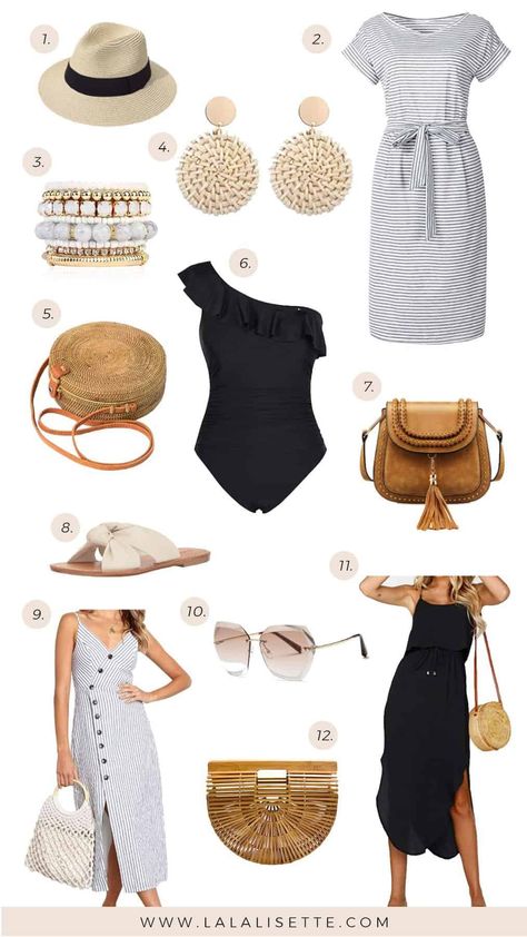 Amazon Fashion Favorites May 2019 #fashion #amazon #amazonfashion Summer Outfits For Florida, Cruise Sandals, Swimsuit Dresses, Resort Outfit Ideas, Summer Outfits Amazon, Florida Vacation Outfits, Resort Vacation Outfits, Chic Beach Outfit, How To Have Style