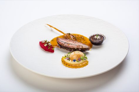 Plates and Platter made by Team Denmark, 3rd place at the Bocuse d'Or Europe 2020 #bocusedor #bocusedoreurope #roadtolyon Bocuse Dor, Food Presentation Plates, 2023 Food, Fine Dining Recipes, Abs And Cardio Workout, Culinary Arts, Food Presentation, Food Plating, Cardio Workout