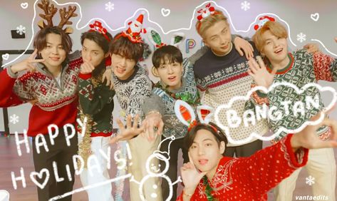 @/© vantaedits Bts Selca, Bts Christmas, Bts Header, Bts Butter, Bts Billboard, Bts Group Photos, Bts Concept Photo, Bts Group, I Love Bts