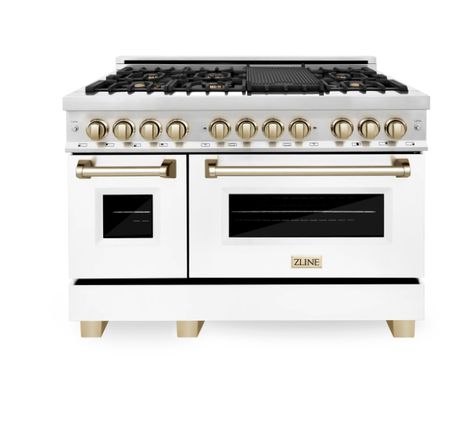 48" Range, Zline Autograph Edition, Gold Knobs, Outdoor Appliances, Dual Fuel Ranges, Wall Mount Range Hood, Luxury Experience, Appliance Packages, Outdoor Refrigerator