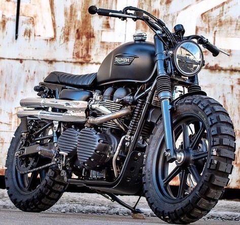 Triumph Custom Scrambler © kspeed Triumph Scrambler Custom, 240z Datsun, Triumph Street Scrambler, Triumph Moto, Triumph Motorbikes, Custom Scrambler, Sepeda Retro, Street Scrambler, Scrambler Custom