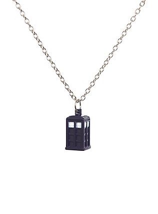 Doctor Who TARDIS Necklace, Doctor Who Merchandise, Doctor Who Tardis, Interiors Inspiration, Wibbly Wobbly Timey Wimey Stuff, Timey Wimey Stuff, Time Machine, Necklace Box, Collar Jewelry, Dr Who