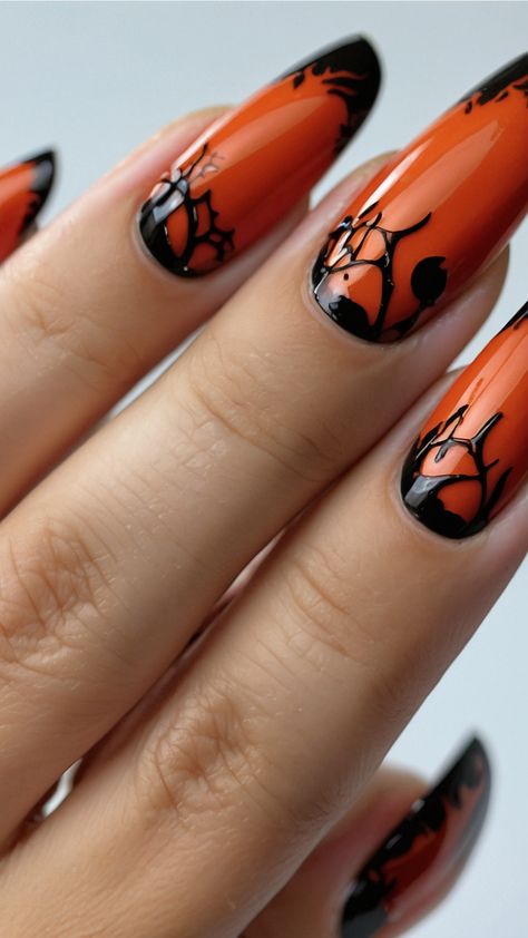 Explore the latest Halloween nails designs for a spooky and artistic look Discover cute simple trendy and easy black red pink and subtle nail art ideas that are short and sweet Get inspired with these Halloween nail design ideas for a stylish and festive manicure November Nails Designs, November Nail Designs, Fun Halloween Nails, Halloween Nail Ideas, Subtle Nail Art, Festive Manicure, November Nails, Fall Manicure, Subtle Nails