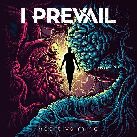 I Prevail is an unsigned American Post-Hardcore band from Detroit, Michigan. They independently released their debut EP "Heart vs. Mind" in December of 2014. http://www.jinglejanglejungle.net/2015/02/covered-blank-space.html #TaylorSwift #IPrevail Heart Vs Mind, I Prevail, Screamo Bands, Post Hardcore Bands, I Surrender, Jingle Jangle, Cool Album Covers, Band Wallpapers, Google Play Music