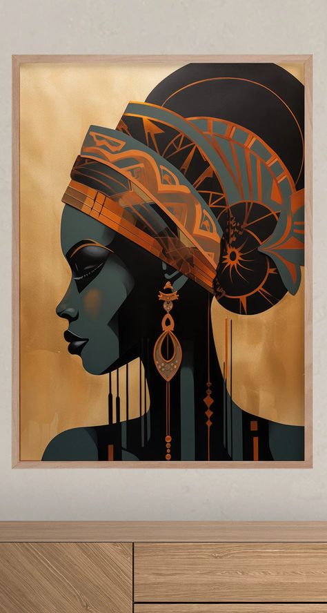 Beautiful African Lady Portrait Ethnic Art Oil Painting Original Art Painting African Culture-inspired Canvas Afro Centric Wall Art - Etsy UK African Figures Paintings, African Artwork Abstract, Cultural Paintings, African Abstract Art, African Portraits Art, Canvas Painting Projects, Abstract Figure Art, Africa Art Design, Lady Portrait