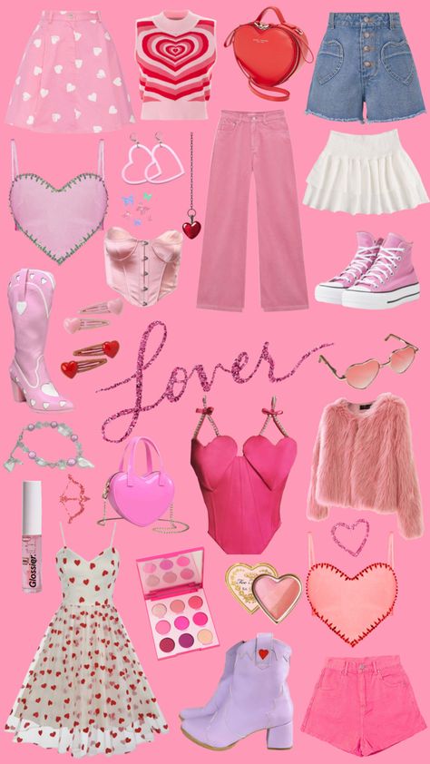 Lover Album Outfits Taylor Swift, Taylor Swift Eras Tour Makeup Lover, Lover Outfit Ideas, Taylor Swift Halloween Costume, Lover Outfit, Taylor Swift Costume, Eras Outfit, Eras Outfits, Swift Outfits