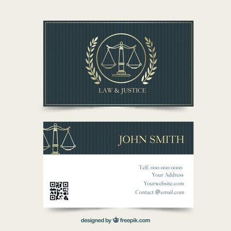 Lawyer card template | Free Vector #Freepik #freevector #logo #business-card #business #abstract Buissness Cards, Business Card Fonts, White Business Card Design, Law Logos Design, Lawyer Business Card, Law Firm Logo Design, Card Template Free, Business Brochure Design, Blue Business Card