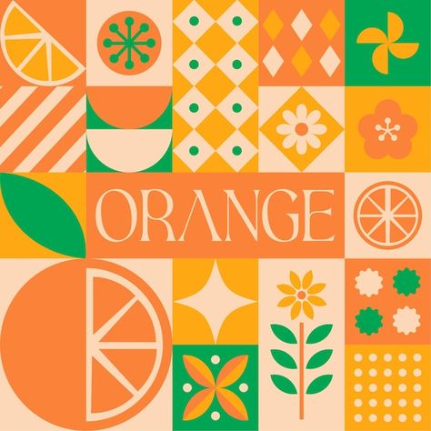 Citrus Graphic Design, Orange Illustration Graphics, Pineapple Packaging, Orange Poster Design, Fruit Poster Design, Produce Illustration, Orange Graphic Design, Orange Branding, Fruit Festival