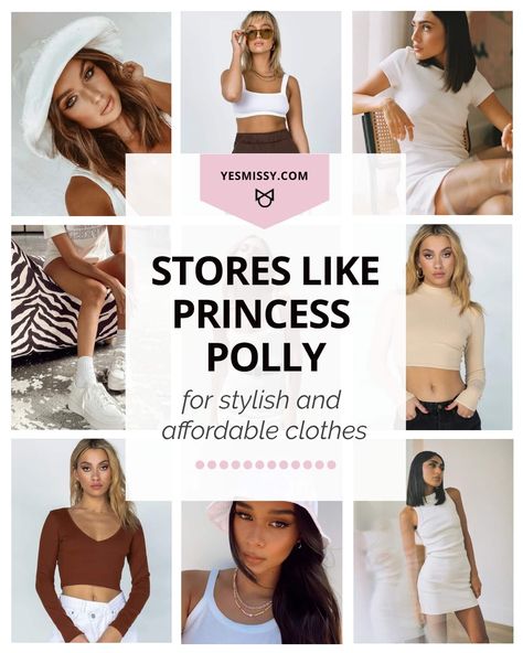 If you love shopping at for trendy affordable clothes online, you're going to love these online stores like Princess Polly! Affordable Clothing Sites, Affordable Trendy Clothes, Caitlin Covington, Australian Clothing, Pink Lily Boutique, Clothing Sites, Dress Stores Online, Affordable Dresses, About Women