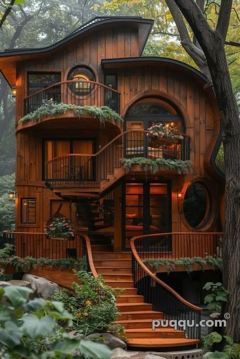 Treehouse Construction, Treehouse Design, Treehouse Ideas, Beautiful Tree Houses, Wooden Hut, Building A Treehouse, Cool Tree Houses, Tree House Designs, Tree Houses