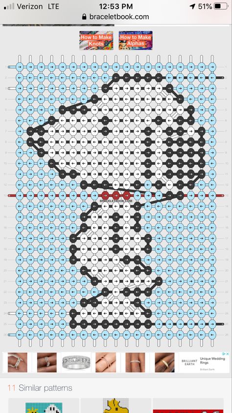 Snoopy Bracelet Pattern, Alfa Bracelet, Snoopy Bracelet, Diy Bracelets With String, String Bracelet Patterns, Cute Friendship Bracelets, Loom Bracelet Patterns, Pixel Crochet, Diy Friendship Bracelets Patterns