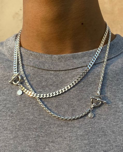 Men Jewlerie Aesthetic, Men Accessories Aesthetic, Men Jewelry Aesthetic, Masculine Accessories, Mens Accessories Necklace, Chains Aesthetic, Mens Silver Jewelry, Indie Jewelry, Alternative Jewelry