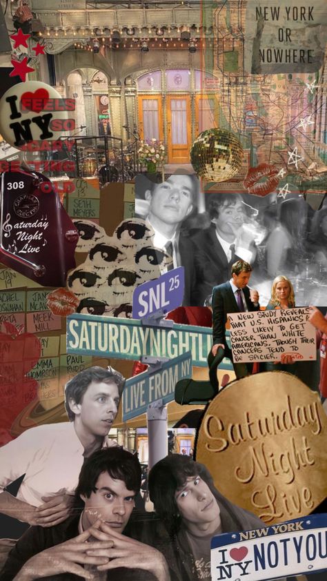 #snl #saturdaynightlive #nyc #ilovenewyork #johnmulaney #sethmeyers #billhader Snl Aesthetic, Bill Hader, Seth Meyers, Meek Mill, John Mulaney, Dream Journal, Nerd Alert, Snl, Saturday Night Live