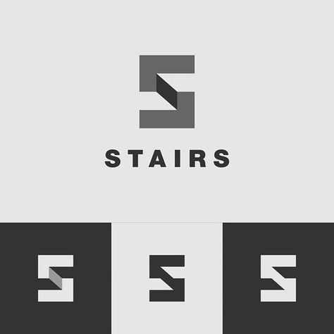 Stairs logo :) Icon is an S monogram with steps of stairs in negative space :) #logo #design #designer #graphic #graphicdesign #graphicdesigner #brand #branding #identity #stairs #clever #smart #concept #negativespace #minimalist #minimalism #simplicity #inspiration: Gardening Logo, Clever Logo Design, Space Logo, Negative Space Logos, Circle Graphic, Inspiration Logo Design, Logo Minimalista, Clever Logo, Logo Design Set