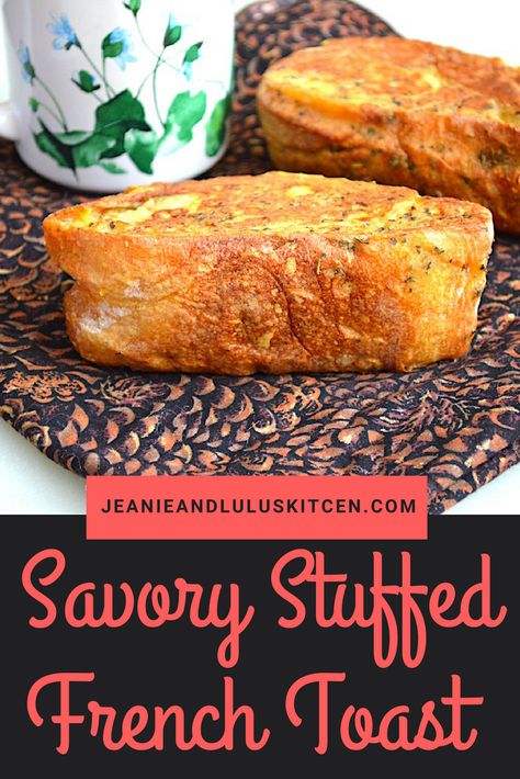 Savory Stuffed French Toast Savory Stuffed French Toast, Prosciutto And Mozzarella, Savoury French Toast, Chicory Recipe, Stuffed French Toast, Ciabatta Bread, Awesome Recipes, Cooking Channel, Recipes Breakfast