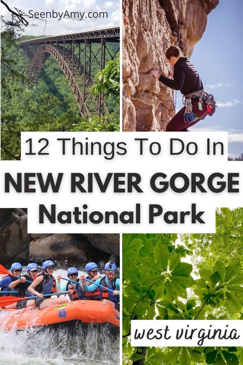 Youll find theres a huge variety of things to do in New River Gorge National Park, including some unique activities not found in any other national park. Read on for the best things to do in New River Gorge National Park! New River Gorge National Park | New River Gorge West Virginia | New River Gorge National Park With Kids | US South Travel | West Virginia Travel | West Virginia Vacations | National Parks | USA National Parks | New River Gorge West Virginia Hiking | New River Gorge Things To Do River Gorge West Virginia, New River Gorge West Virginia, West Virginia Hiking, Virginia National Parks, West Virginia Vacation, New River Gorge National Park, West Virginia Travel, 2025 Summer, Gorges State Park