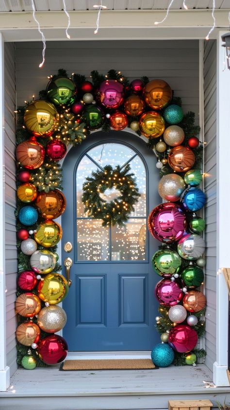 Get ready to welcome the holiday season in style with these 80 enchanting Christmas front door decor ideas! From classic wreaths adorned with red berries and pinecones to elegant garlands draped in twinkling lights, these designs will instantly elevate your home’s curb appeal. Whether you love a traditional look with lush greenery and rustic charm, or prefer modern touches like metallic accents and minimalistic arrangements, these ideas are perfect for spreading holiday cheer. Holiday Cheer, Christmas