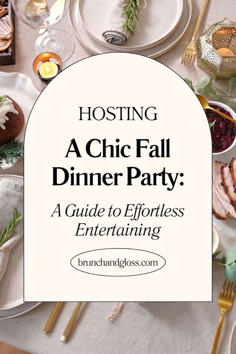 Fall Dinner Party Inspiration 🍂✨ - Hosting a chic gathering with cozy decor and delicious fall flavors. Pin for your next autumn celebration! Hosting Fall Dinner Party, Autumn Dinner Party Decor, Dinner Party Autumn, Fall Menu Ideas Dinner Parties, Fall Themed Dinner Party, Fall Gathering Ideas, Small Dinner Party Menu Ideas, Dinner Party Ideas Decorations, Dinner Party Set Up