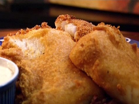 Memphis Cornmeal Battered Cod recipe from Patrick and Gina Neely :) loveee Southern Cooking Soul Food, Beer Battered Cod, Cooking Soul Food, Battered Cod, Fried Cod, Cod Recipe, Beer Battered, Cod Recipes, Beer Batter