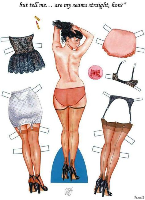 Paper Dolls Clothing, Pin Doll, Bettie Page, Gerson, Vintage Pin Up, Vintage Paper Dolls, Pin Up Art, Vintage Pinup, Paper Toys