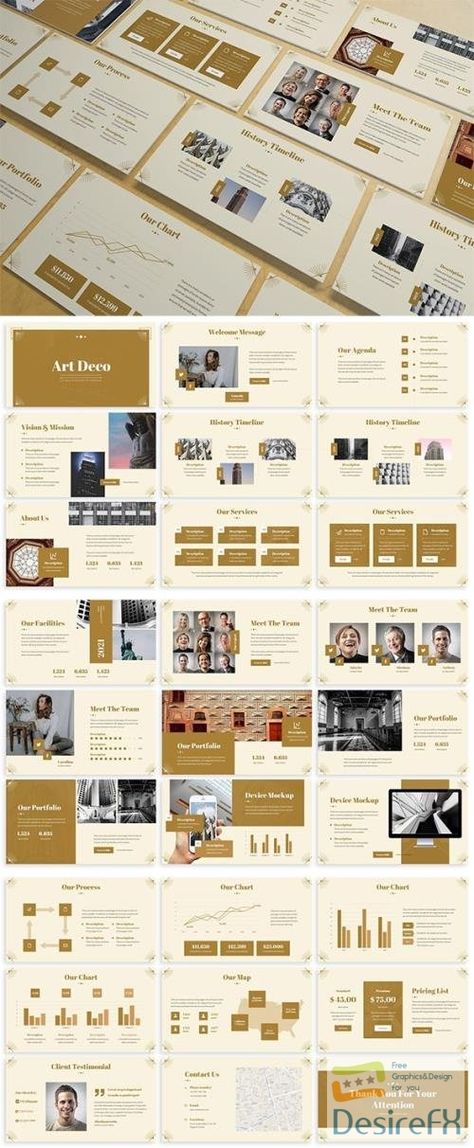 Art Deco Powerpoint, Luxury Powerpoint, Power Point, Art Deco Style, Deco Style, Gatsby, Powerpoint Templates, Art Nouveau, Presentation