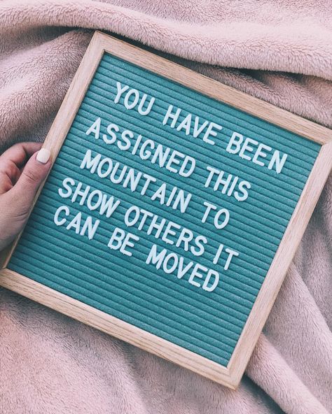 I have always been a believer in bravery. We can use that bravery to move past any mountain. I promote this constantly in my classroom. My… Insta Theme, Letterboard Signs, Letter Board Quotes, Door Quotes, Letterboard Quotes, Message Board Quotes, Vision Bored, Ivf Journey, Is It Too Late