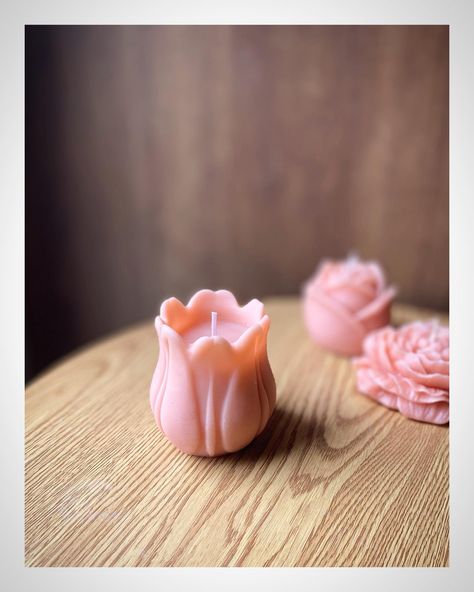 ~ new to the flower candle line up is Tulip ~ this is not a tiny candle, measuring 2-1/2 inches in diameter and nearly 3 inches tall, tulip will be as long-burning as it is beautiful ~ coming soon to the website and available @johnsonbrosgarden Spring Kickoff Event in March 🌷 Photo Editing Frames, Tiny Candles, Tulip Candle, Flower Candle, Wedding Candles, Beeswax Candles, Wedding Events, Tulips, Coming Soon