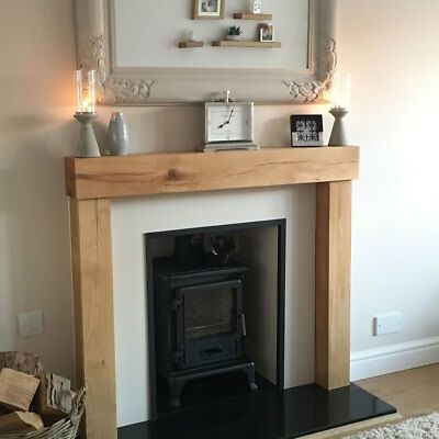 By default, we send the oak fire surround in a contemporary (straight-edged) appearance. Oak Beam Fireplace Surround. Trusted Suppliers of excellent quality Oak & timber products at Unbeatable Prices! Sitting Room Ideas Cozy, Oak Beam Fireplace, Oak Fire Surround, Wooden Fireplace Surround, Beam Fireplace, Wood Burning Stoves Living Room, Wood Fireplace Surrounds, Bay Window Living Room, Fireplace Facing