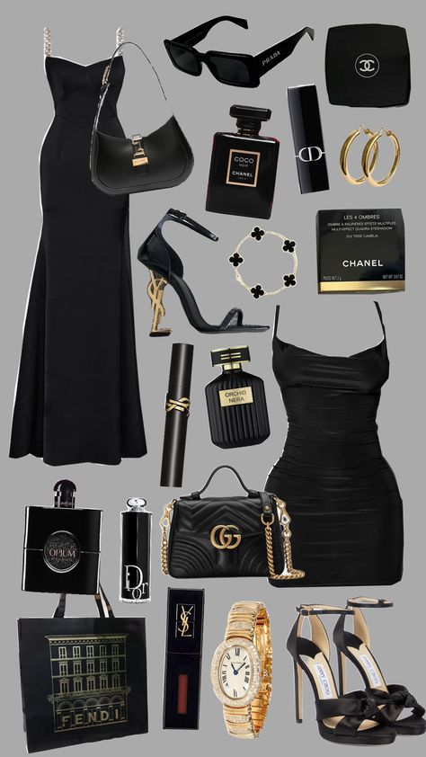 #ysl #chanel #dior #gucci #black #luxury #chic #classy #sexy #girlboss Classy Bougie Outfits, Ysl Style Outfits, Black Luxury Outfit, Bougie Aesthetic Outfits, Ysl Dress Saint Laurent, Chanel Outfit Classy, Chanel Outfit Classy Chic, Ysl Clothes, Ysl Outfit