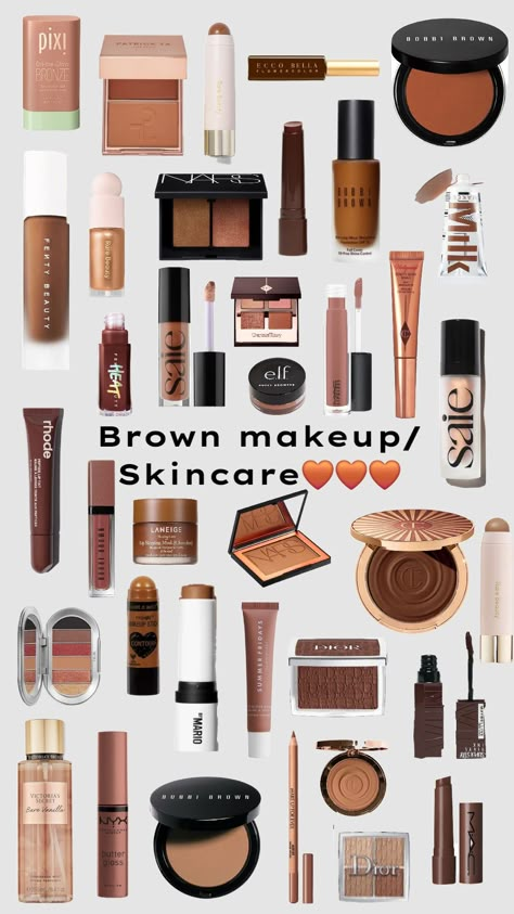 Makeup Preppy, Brown Makeup Looks, Soft Eye Makeup, Brown Girls Makeup, Learn Makeup, Makeup For Black Skin, Makeup Accesories, Makeup Artist Tips, Brown Skin Makeup