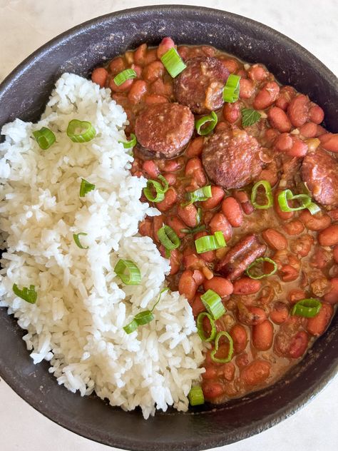 Red Beans and Rice Recipe Easy Red Beans And Rice With Sausage, Stovetop Red Beans And Rice, Dry Red Beans Recipe, Blue Runner Red Beans And Rice, Stove Top Red Beans And Rice, Copycat Popeyes Red Beans And Rice, Instant Pot Red Beans And Rice, Red Beans And Rice Recipe Stovetop, Rice And Beans Meal