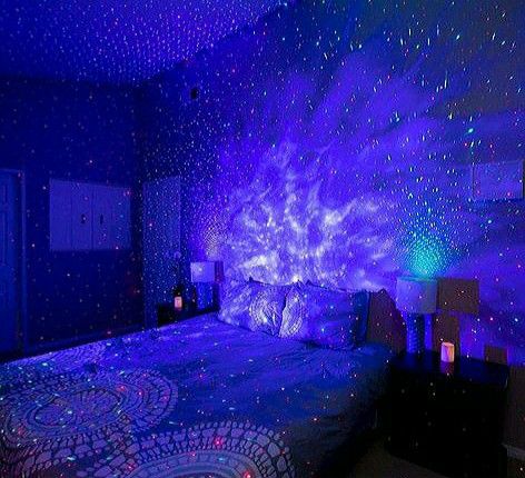 Bedroom Ideas Indie, Sky Lite, Violet Room, Blue Nebula, Starry Night Light, Galaxy Lights, Bedroom Night Light, New Retro Wave, Night Light Projector