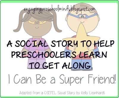 I Can Be A Super Friend Social Story, Super Friends Preschool, Preschool Friendship Theme, Friendship Theme Preschool, Friendship Preschool, Preschool Social Skills, Preschool Friendship, Preschool Behavior, Being A Good Friend