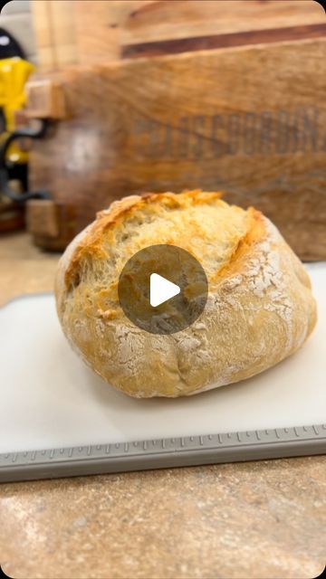 Kristy Lea Simmons on Instagram: "No Knead Dutch Oven Crusty Bread! Only 4 ingredients and 3 hours start to finish! This is a great options for those who don't have sourdough starter or just need a quick beautiful loaf! This was probably  the simplest loaves I have ever made and absolutely delicious! #bread #breadbaking #breadrecipe #learntobake #busymoms #homemade #fromscratch #homestead #simplerecipes #makeitmyself" Dutch Oven Crusty Bread, Homemade Bread Loaf, Dutch Oven Bread, Knead Bread Recipe, Artisan Bread Recipes, Yeast Bread Recipes, No Knead Bread, Food Scale, No Knead