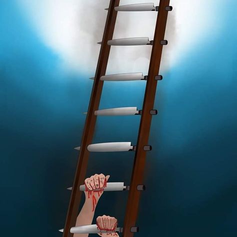 Ladder Of Success, New Start, Cat Wallpaper, Hard Work, Ladder Decor, Fondos De Pantalla, Wall, Quick Saves, Beauty