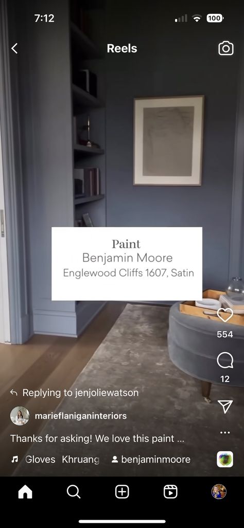 Benjamin Moore Englewood Cliffs, Englewood Cliffs Benjamin Moore, Paint Colors For Home, White Gloves, Benjamin Moore, Cozy House, House Colors, Laundry Room, Reno