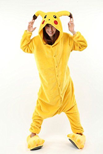 Unisexo-Comodidad-Suave-Franela-Animales-Traje-de-Dormir-Cosplay-Ropa-de-Saln-Pijamas Pikachu Pajamas, Sleepwear For Men, Animal Outfit, Pajama Costume, Animal Onesie, Onesie Pajamas, Costume Store, Cute Pajamas, Movie Costumes