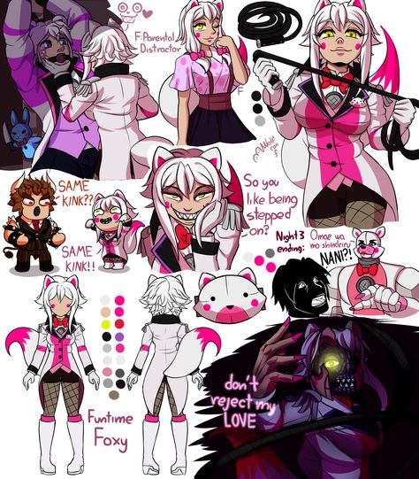 Funtime Foxy by Wolf-con-f on Deviantart Doug The Dog, Fnaf Ships, Foxy Fnaf, Pole Bear, Fnaf Sl, Fnaf Sister Location, Funtime Foxy, Fnaf Movie, Fnaf Comics