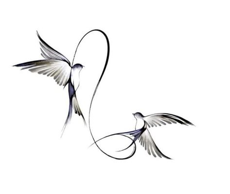 Feminine Bird Tattoos Beautiful, Dainty Hummingbird Tattoos For Women, Golondrinas Tattoo, Bird Tattoos For Women, Vogel Tattoo, Simple Tattoos For Women, Petite Tattoos, Tasteful Tattoos, Tatuaje A Color