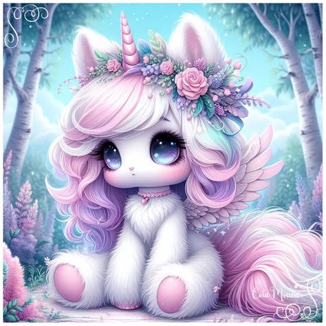 Fluffy Unicorns 🌸 #asthetic #naturemagic #unicorn #unicorns #winterfell #magicinature #dewdrops #naturelovers  #followthejourney #lovejourney #infinitelove #midjourney #midjourneyart #aiartcommunity #adorable #fairytale #collab #dragons #fantasy #happy #coiamoura #ai Kawaii Cat Drawing, Unicorn Wallpaper Cute, Unicorn Painting, Unicorn Photos, Hello Kitty Merchandise, Cute Bunny Pictures, Betty Boop Art, Horse Wallpaper, Unicorn Wallpaper