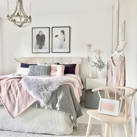 If you're still using budget furniture and a comforter from your college days, despite the fact you've been working for years, it may be time for a bedroom Decor Ikea, Dekorasi Kamar Tidur, Gorgeous Bedrooms, Room Color, Gray Bedroom, Hus Inspiration, White Bedroom, Beautiful Bedrooms, My New Room