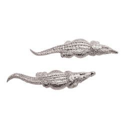 Patrick Mavros Crocodile Stud Silver Earrings Kate Middleton Earrings, Gold Diamond Drop Earrings, Onyx Earrings, Small Earrings Studs, Diamond Drop Earrings, Green Onyx, Jewellery Collection, White Gold Diamonds, Jewelry Inspiration